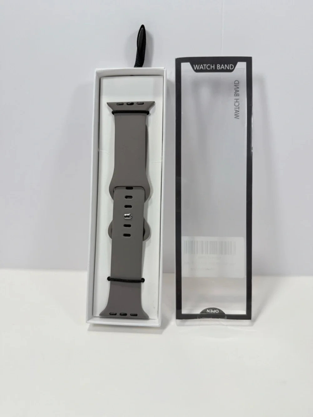Silicone Smartwatch Band for Apple Watch 42/44mm- Taupe Gray